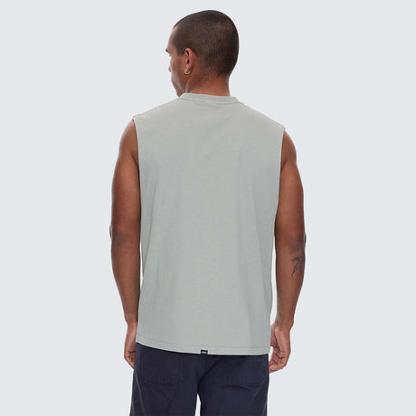 THRILLS A Haven For The Restless Merch Fit Muscle Tee - Dirty Sage