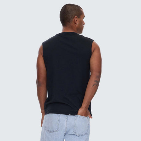 THRILLS A Haven For The Restless Merch Fit Muscle Tee - Washed Black