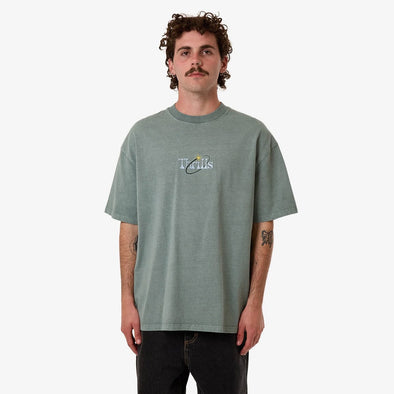 THRILLS Ambient Connections Box Fit Oversize Tee - Chinois Green