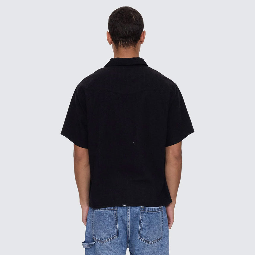 THRILLS Appreciation Short Sleeve Work Shirt - Black