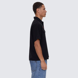 THRILLS Appreciation Short Sleeve Work Shirt - Black