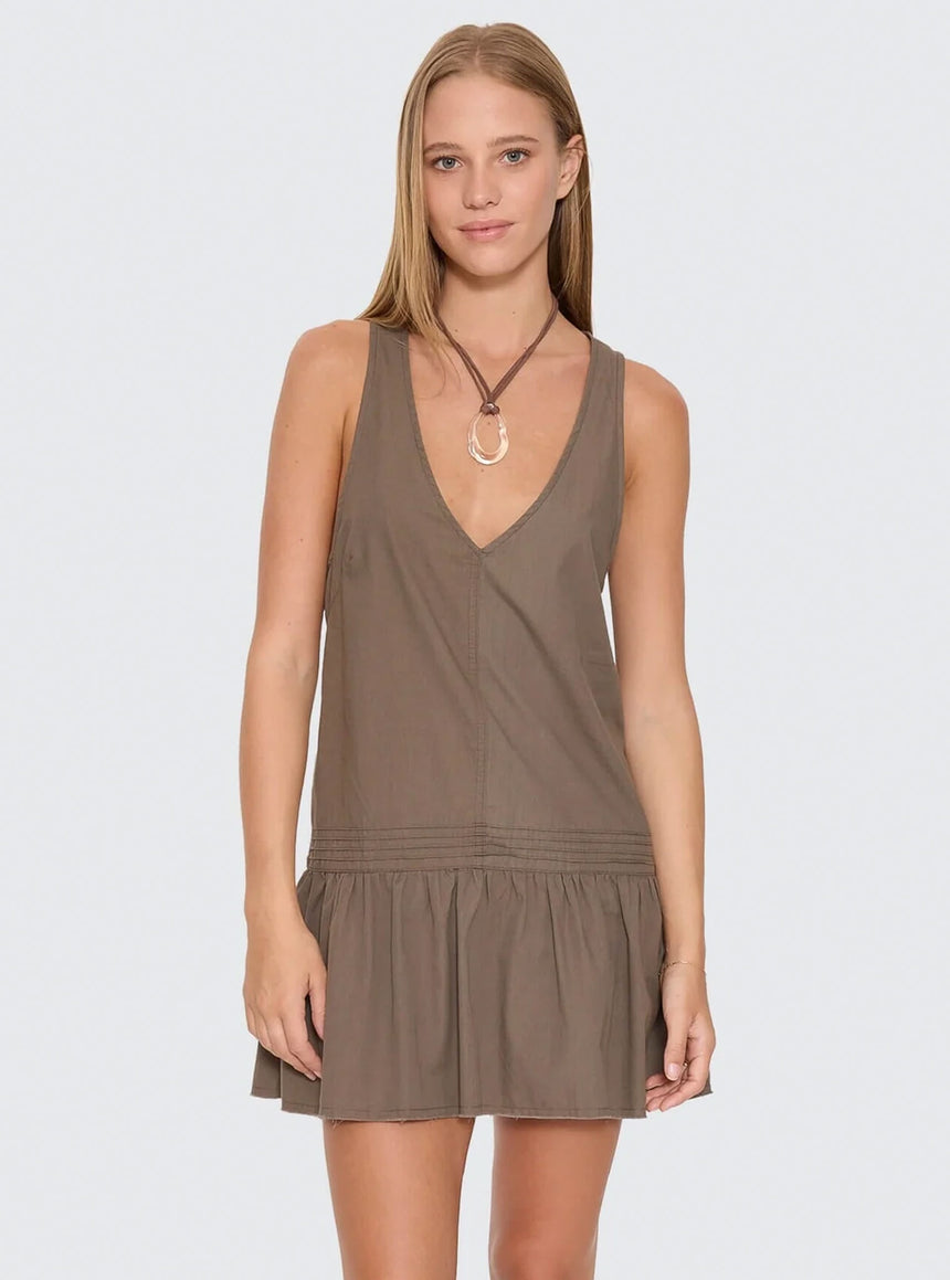 THRILLS Avery Mini Dress - Olive