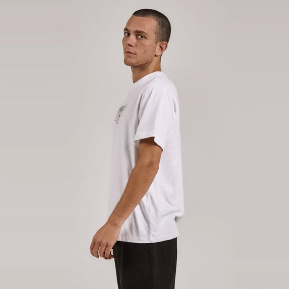 THRILLS Bad Habits Club Merch Fit Tee - White