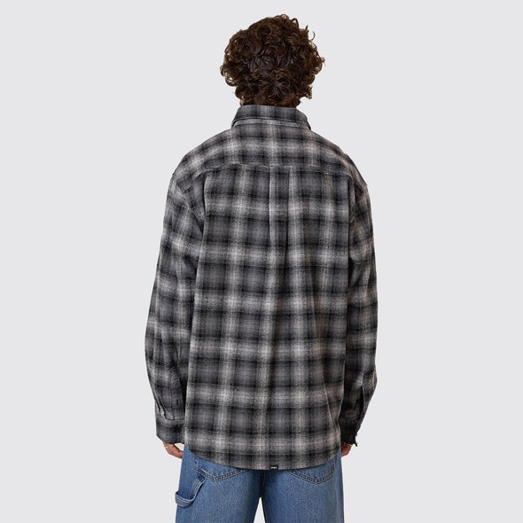 THRILLS Barrio Flannel Shirt - Black