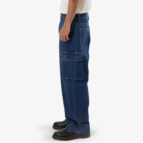 THRILLS Big Slacker Denim Cargo Jean - Union Blue