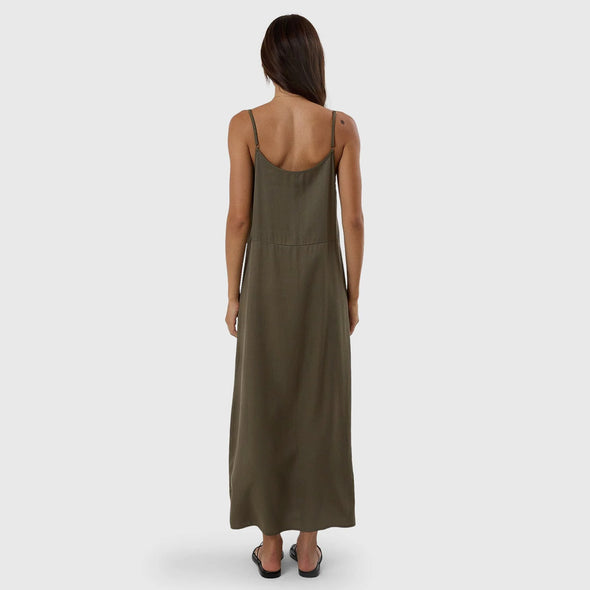 THRILLS Breezy Slip Dress - Tarmac