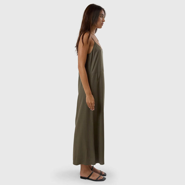 THRILLS Breezy Slip Dress - Tarmac