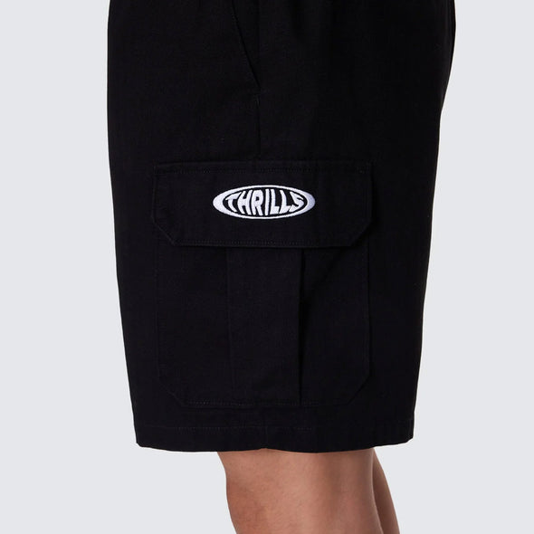 THRILLS Bueno Elastic Cargo Short - Black