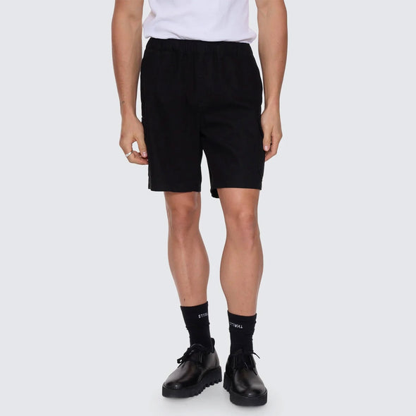 THRILLS Bueno Elastic Cargo Short - Black