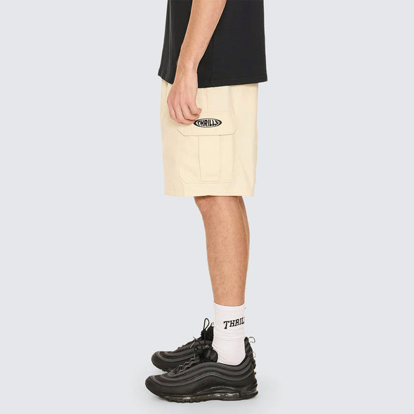 THRILLS Bueno Elastic Cargo Short - Unbleached