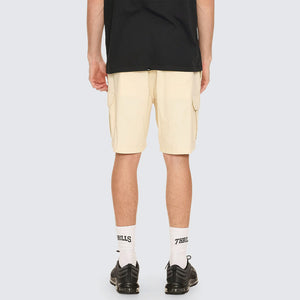 THRILLS Bueno Elastic Cargo Short - Unbleached