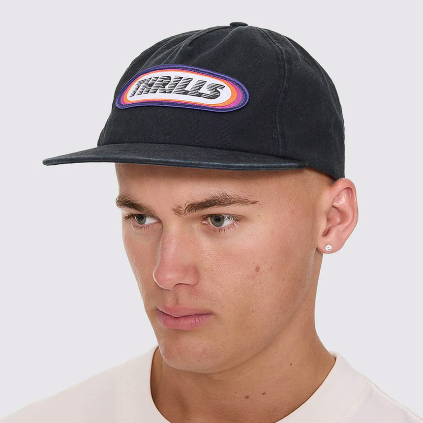 THRILLS Built To Win 5 Panel Cap - Black