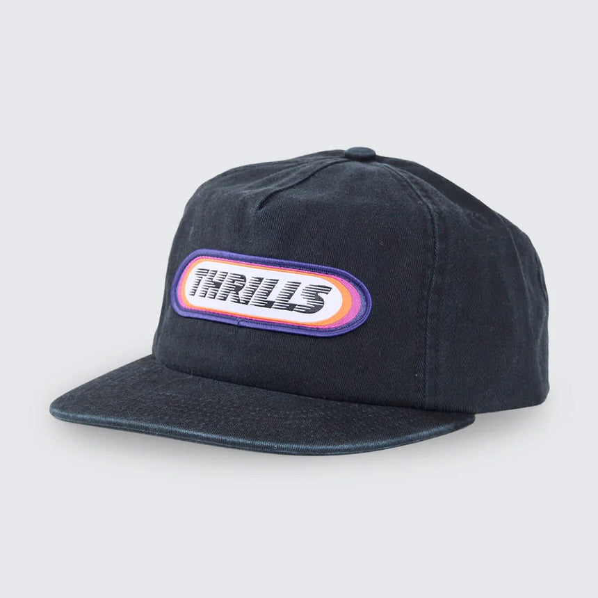 THRILLS Built To Win 5 Panel Cap - Black