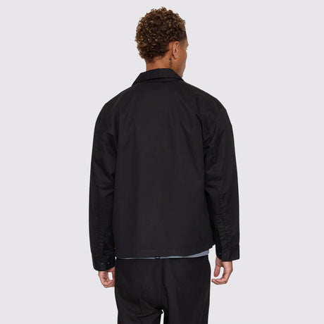 THRILLS Chaotic Interventions Cropped Overshirt - Black
