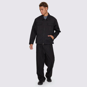 THRILLS Chaotic Interventions Cropped Overshirt - Black