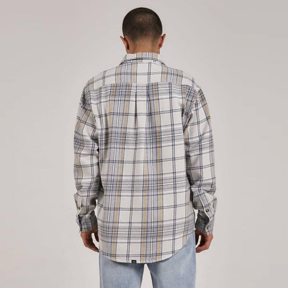 THRILLS Coat Of Thrills Twill Flannel Shirt - Stargazer