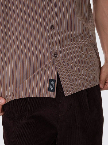 THRILLS Deep In The Heart Of Byron Cropped Short Sleeve Shirt - Falcon