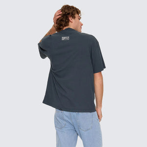 THRILLS Double Time Oversize Box Tee - Petrol