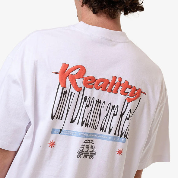 THRILLS Dream Reality Box Fit Oversize Tee - White