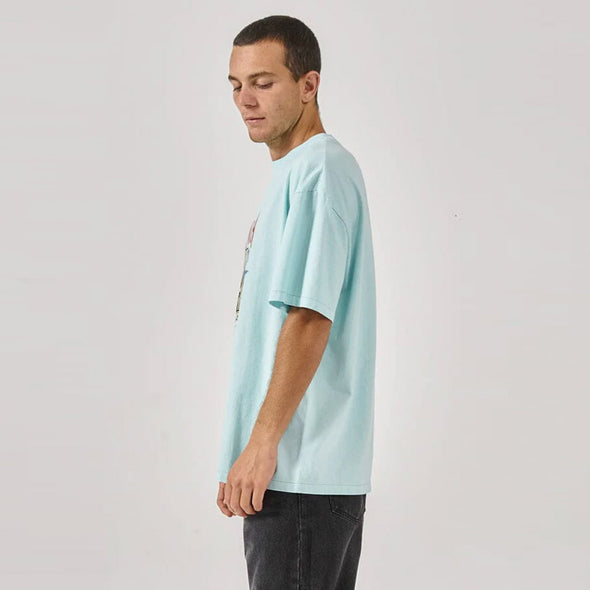 THRILLS Enigma Box Fit Oversize Tee - Blue