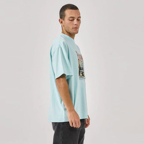 THRILLS Enigma Box Fit Oversize Tee - Blue