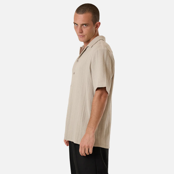 THRILLS Evolution Bowling Shirt - Fog