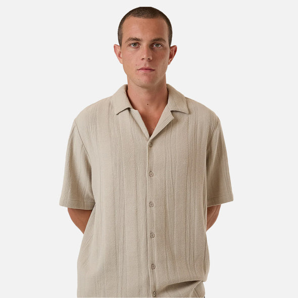 THRILLS Evolution Bowling Shirt - Fog