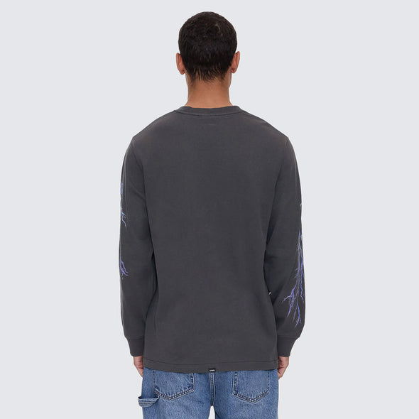 THRILLS Flight Risk Oversize Fit Long Sleeve Tee - Merch Black