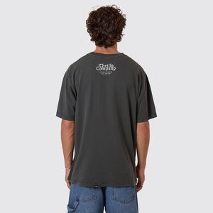 THRILLS Flight Risk Oversize Fit Tee - Merch Black