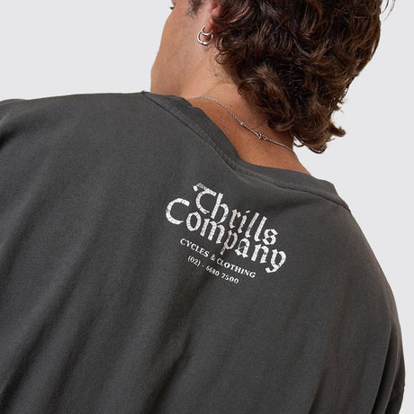 THRILLS Flight Risk Oversize Fit Tee - Merch Black
