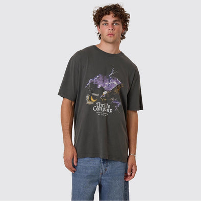 THRILLS Flight Risk Oversize Fit Tee - Merch Black