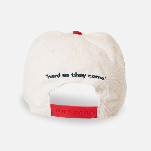 THRILLS Hard As They Come 5 Panel Cap - Heritage White