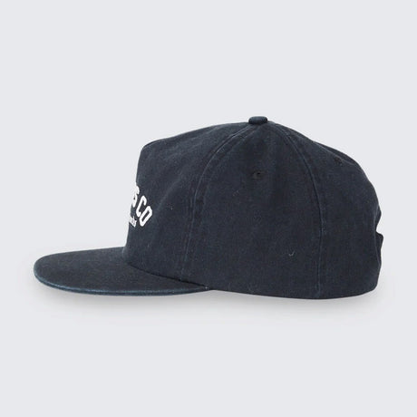 THRILLS Hard Knocks College 5 Panel Cap - Black