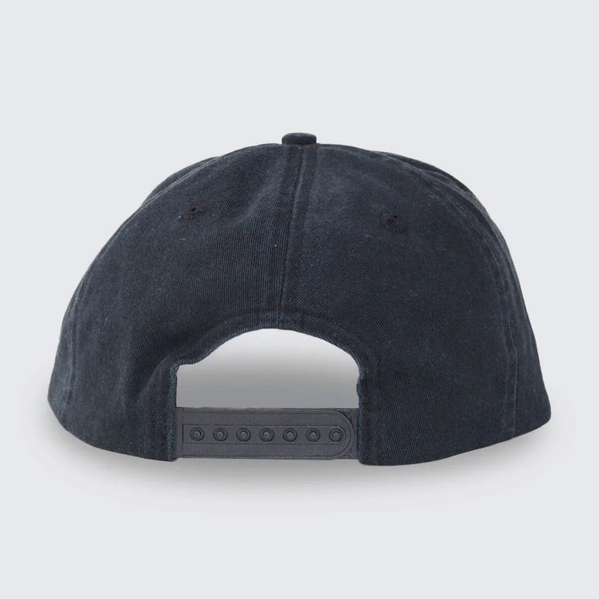 THRILLS Hard Knocks College 5 Panel Cap - Black