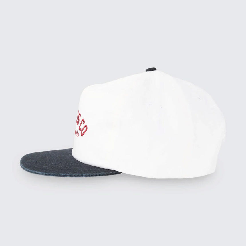 THRILLS Hard Knocks College 5 Panel Cap - Marshmellow
