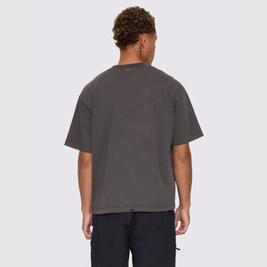 THRILLS Hard Knocks Oversize Box Crop Tee - Dark Merch Black