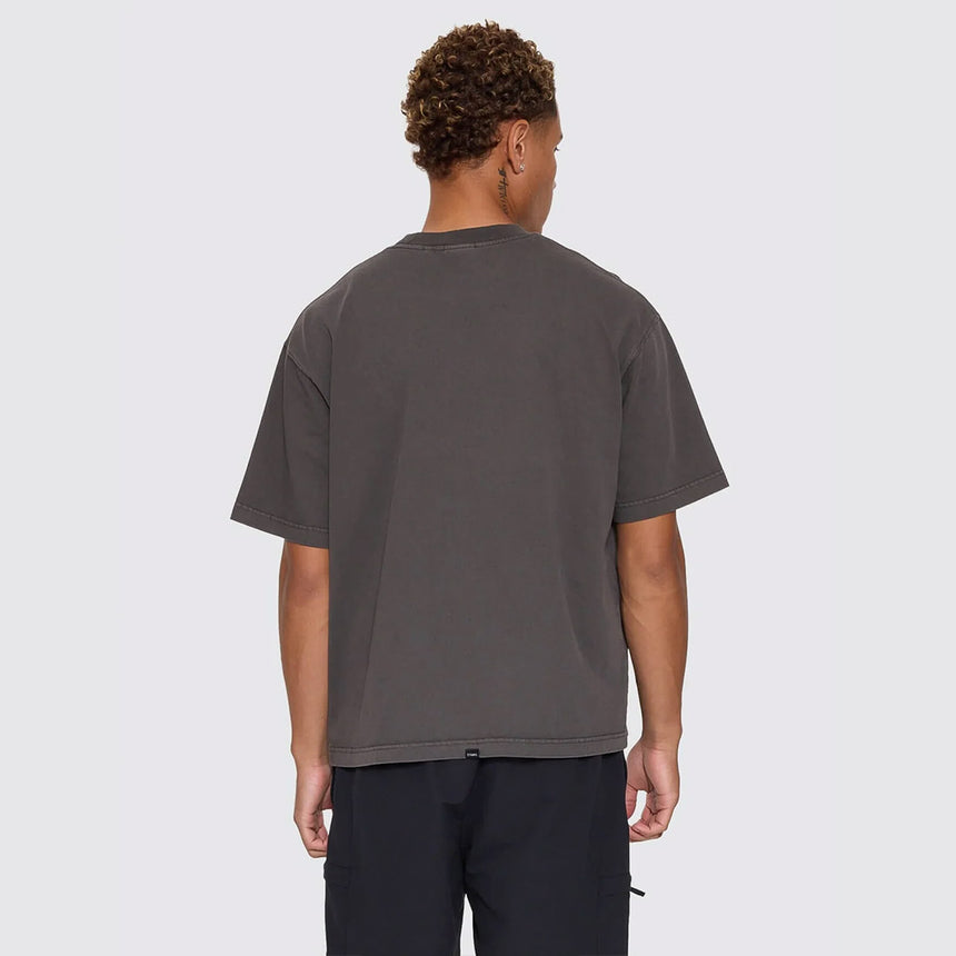 THRILLS Hard Knocks Oversize Box Crop Tee - Dark Merch Black
