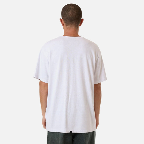 THRILLS Hemp Stay Aware Merch Fit Tee - Lucent White