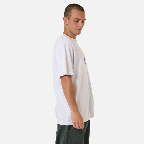 THRILLS Hemp Stay Aware Merch Fit Tee - Lucent White