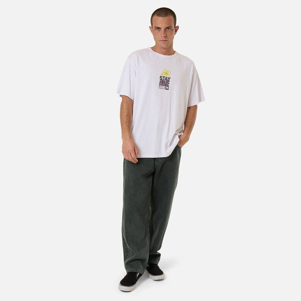 THRILLS Hemp Stay Aware Merch Fit Tee - Lucent White