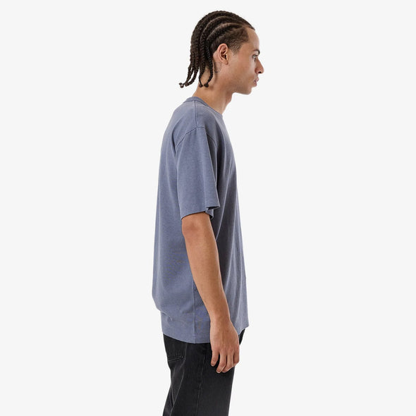 THRILLS Hemp Thrills Embroidered Bind Merch Fit Tee - Folkstone Grey