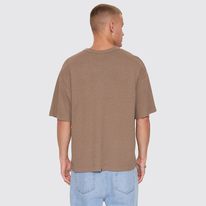THRILLS Hemp Thrills Embroidered Oversize Box Crop Tee - Falcon