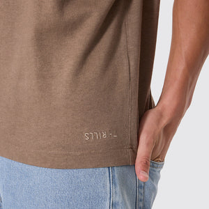 THRILLS Hemp Thrills Embroidered Oversize Box Crop Tee - Falcon
