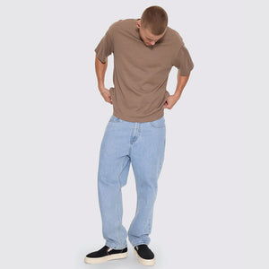 THRILLS Hemp Thrills Embroidered Oversize Box Crop Tee - Falcon