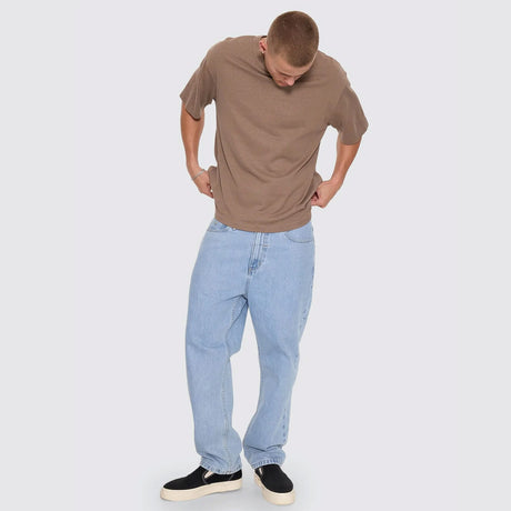 THRILLS Hemp Thrills Embroidered Oversize Box Crop Tee - Falcon
