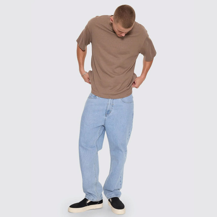THRILLS Hemp Thrills Embroidered Oversize Box Crop Tee - Falcon
