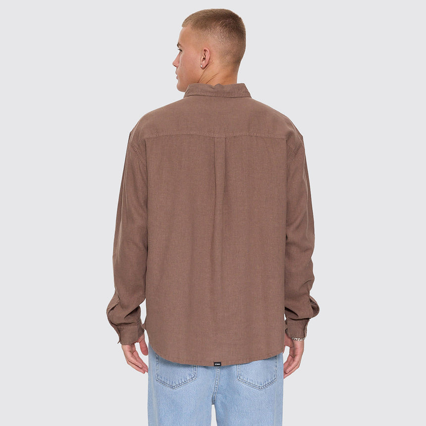 THRILLS Hemp Thrills Oversize Long Sleeve Shirt - Falcon