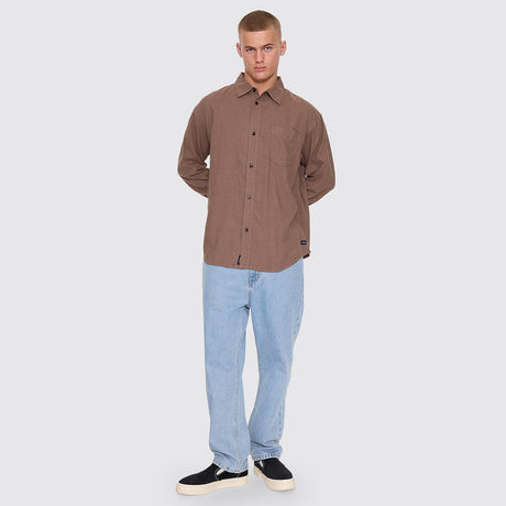 THRILLS Hemp Thrills Oversize Long Sleeve Shirt - Falcon