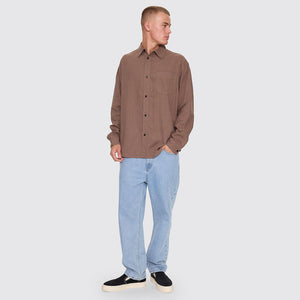 THRILLS Hemp Thrills Oversize Long Sleeve Shirt - Falcon