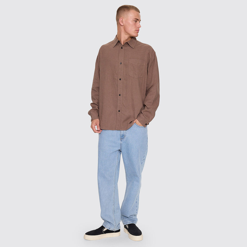 THRILLS Hemp Thrills Oversize Long Sleeve Shirt - Falcon